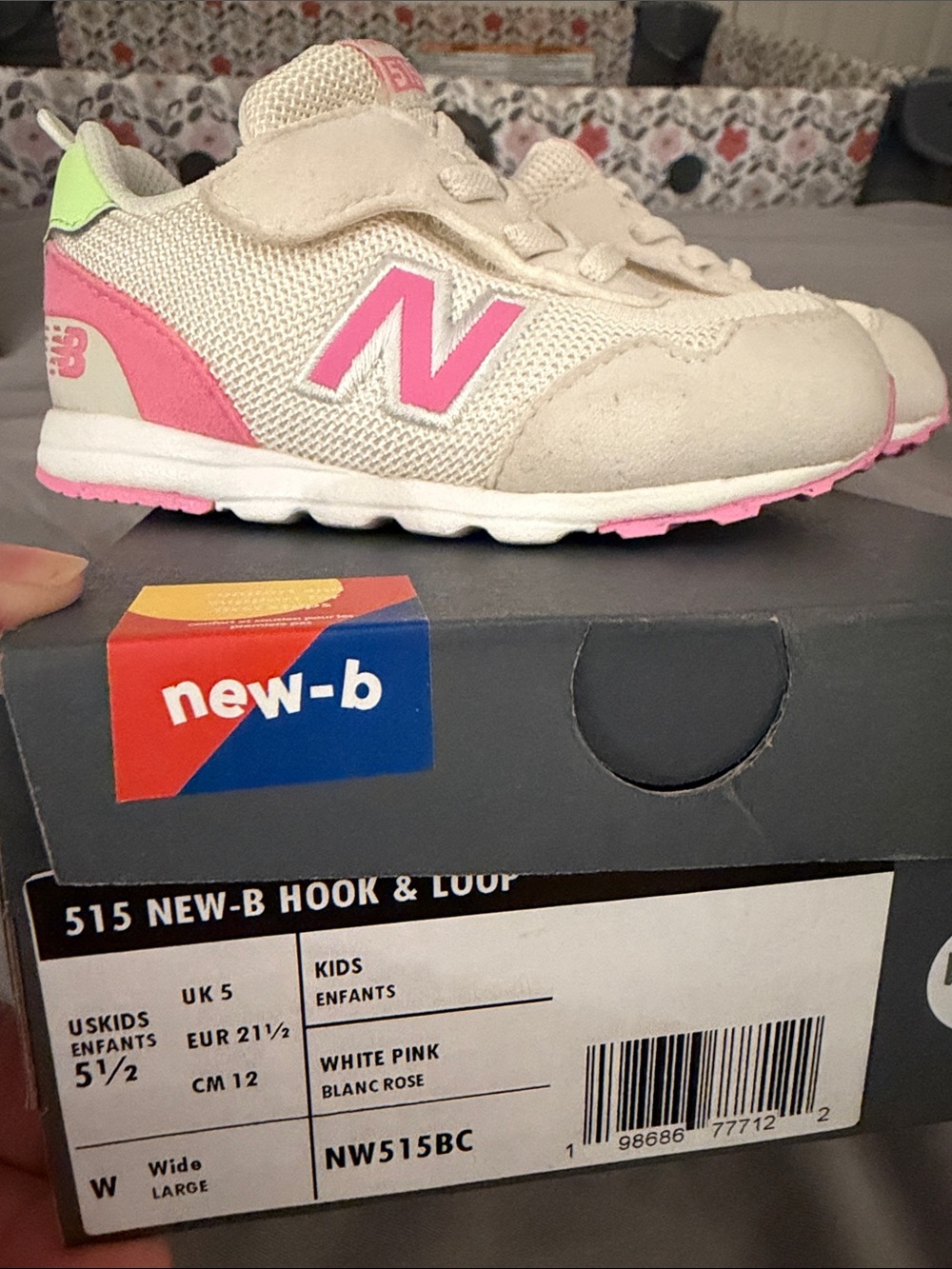 515 New Balance Wide Toddler Athletic Sneakers
